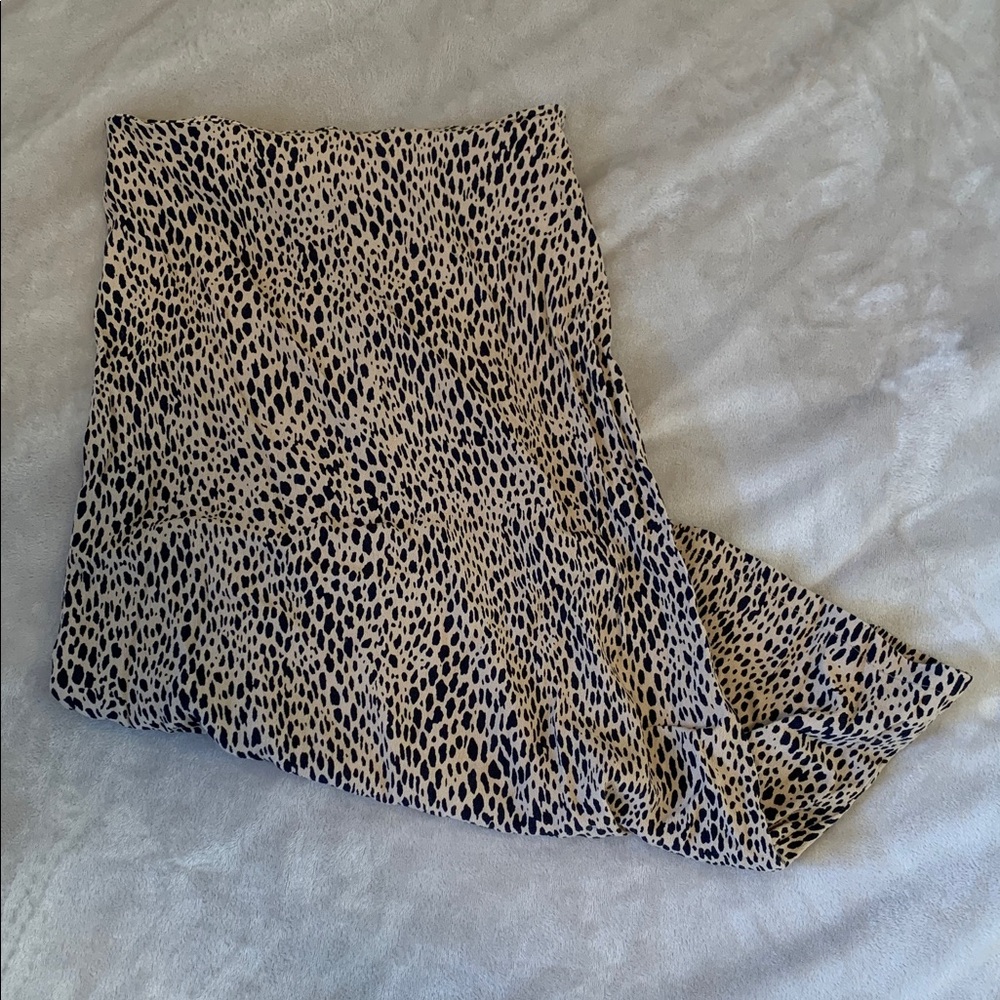 Brandy Melville Animal Leopard Midi Skirt Women’s Size 2